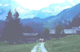 Village on trail