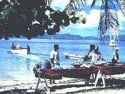 Lunch on the beach