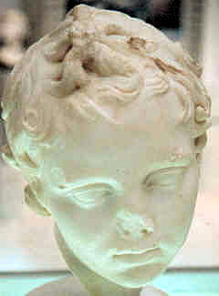 Head of Eros at museum at Selcuk